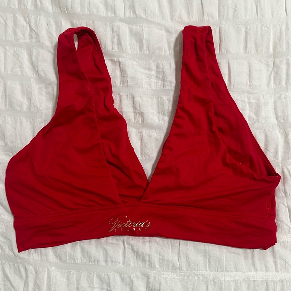 Victoria Secret unlined bralette - Red - Size Medium